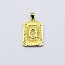 Load image into Gallery viewer, Medallion Initial Charm
