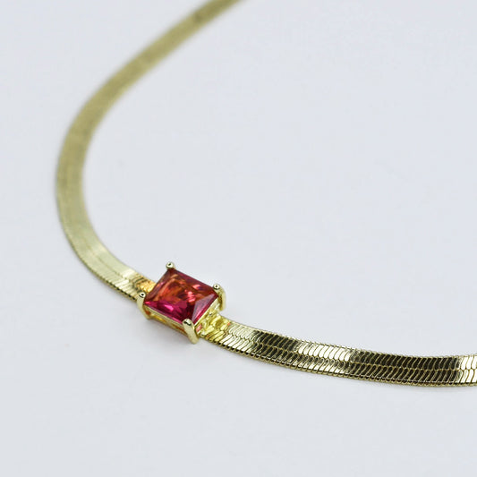 Ruby Glow Necklace