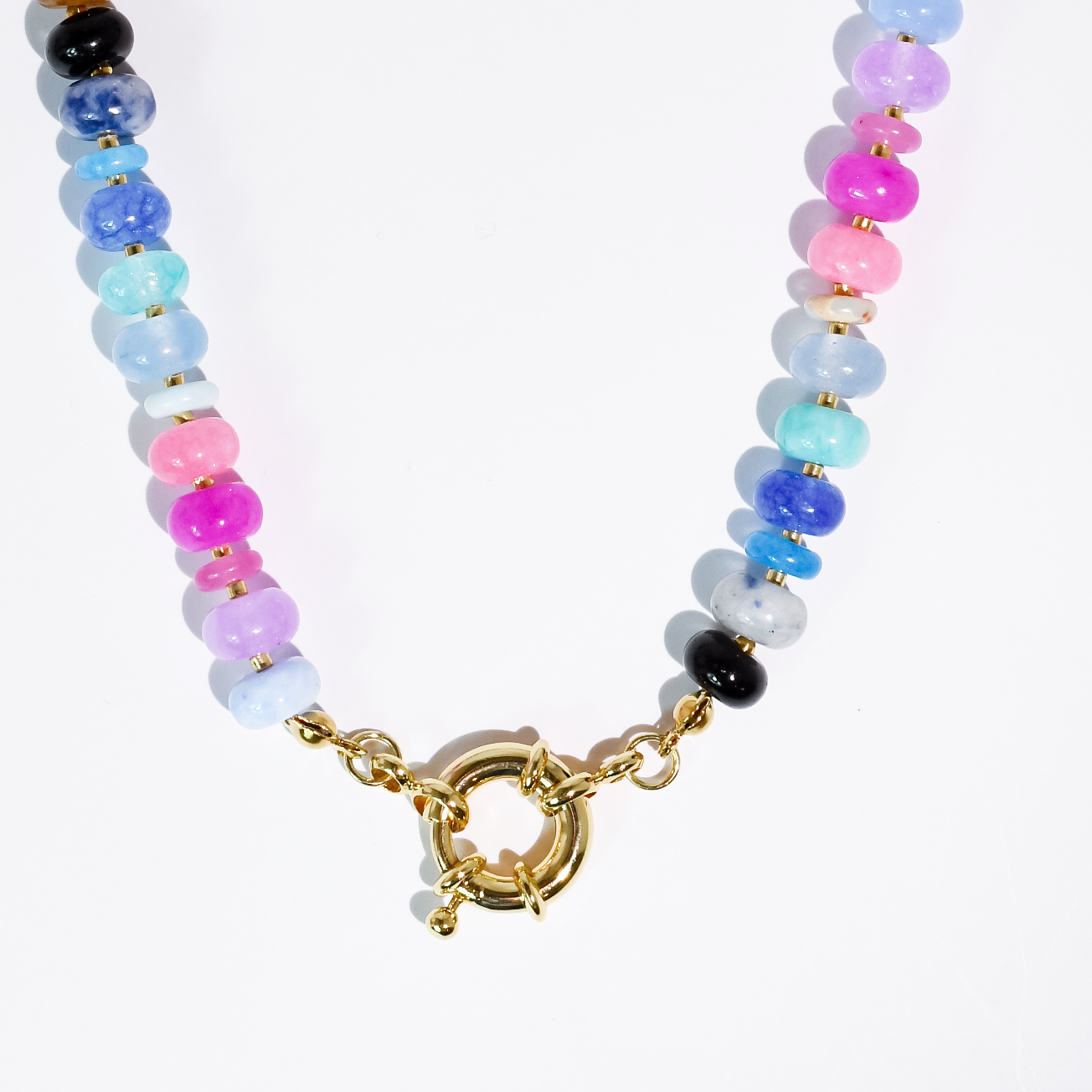 Shades of Fun Gemstone Necklace