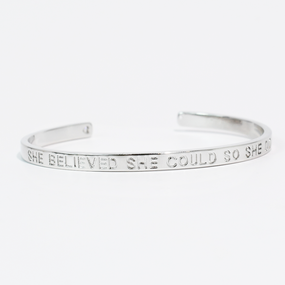 She Believed She Could So She Did Bangle