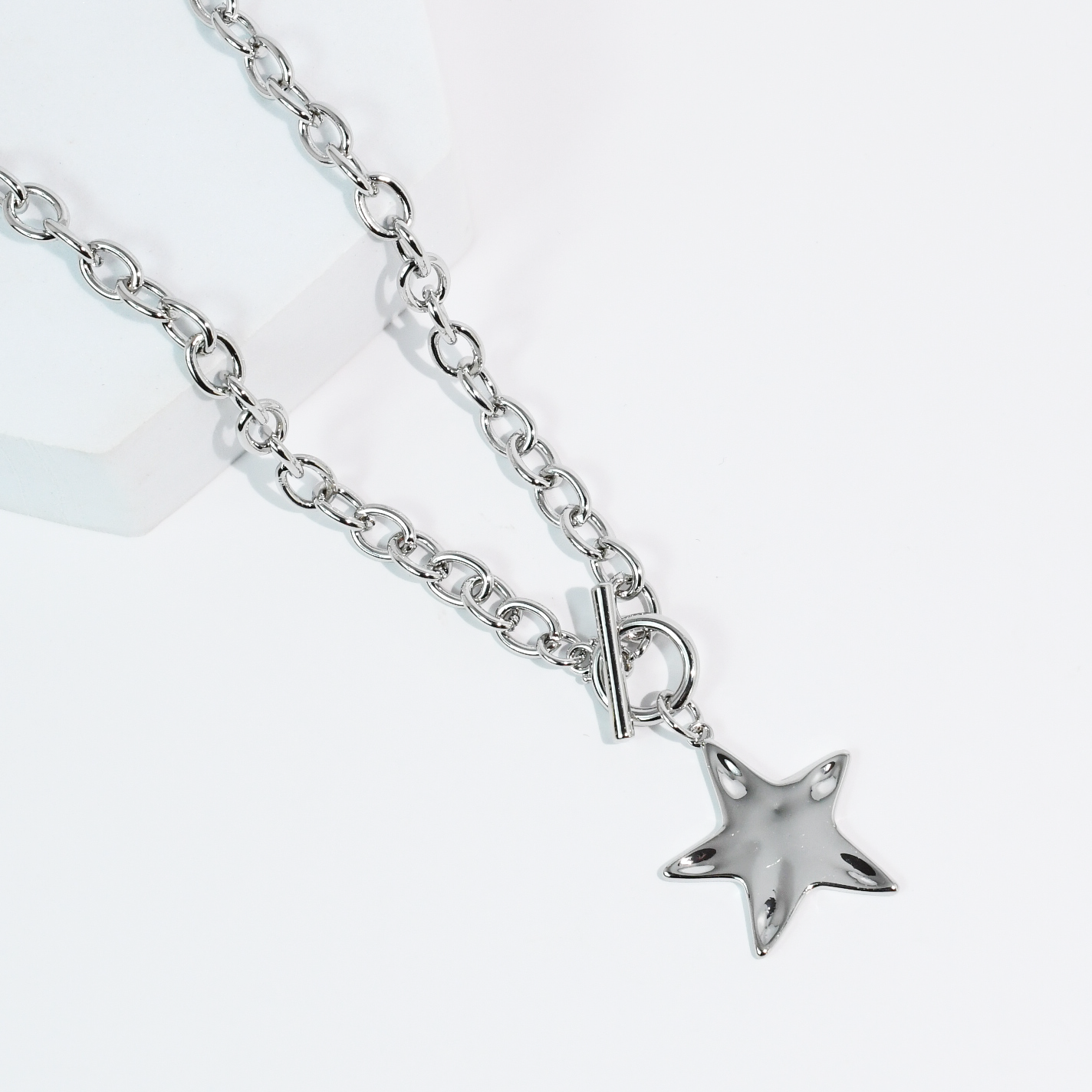 Shine Baby Shine Silver Necklace