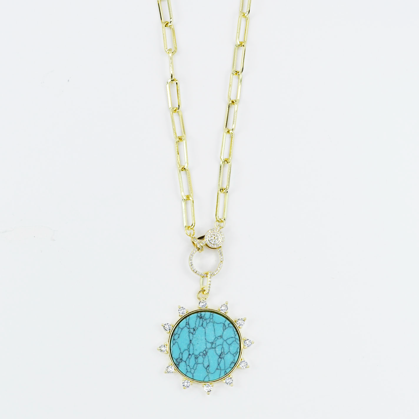 Solar Turquoise Muse Necklace