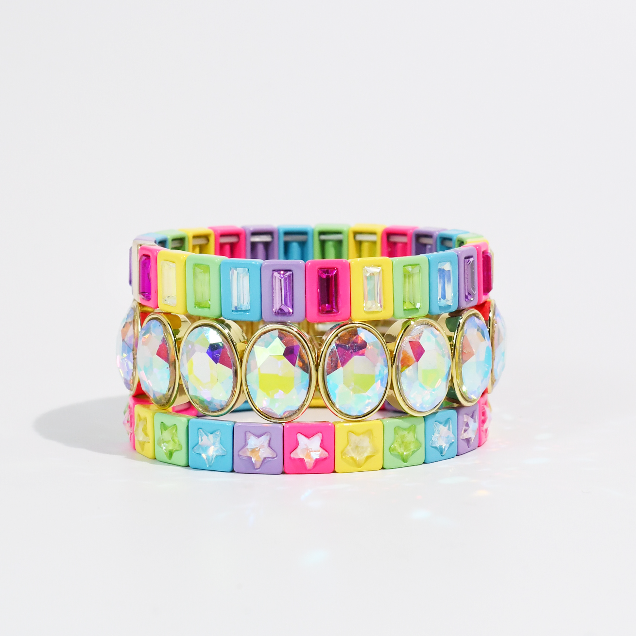 Star of the Show Neon Colorful Stack