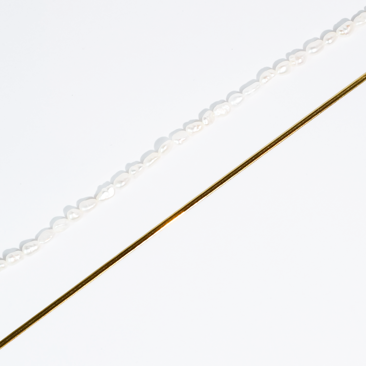 Double Baby Pearl Necklace