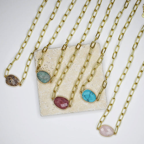 Stone & Shine Gemstone Necklace