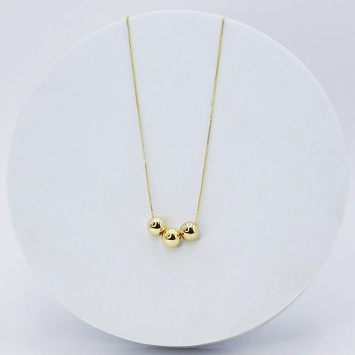 Triple Fireball Necklace