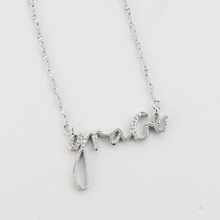 Load image into Gallery viewer, Grace Silver Necklace I-43
