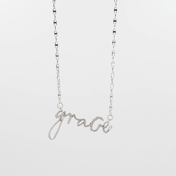 Grace Silver Necklace I-43