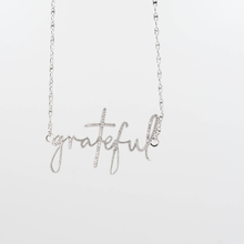 Load image into Gallery viewer, Grateful Silver Necklace I-45
