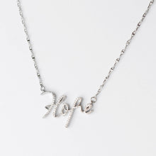 Load image into Gallery viewer, Hope Silver Necklace I-40
