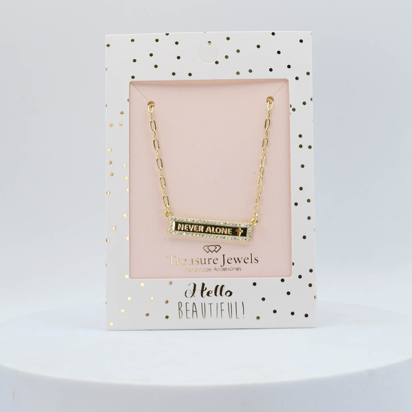 Never Alone Gold Necklace I-32