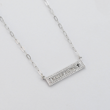 Load image into Gallery viewer, Never Alone Silver Necklace I-32
