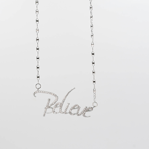 Believe Silver Necklace I-38