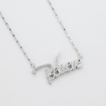 Load image into Gallery viewer, Believe Silver Necklace I-38
