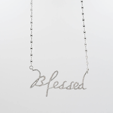 Load image into Gallery viewer, Blessed Silver Necklace I-41
