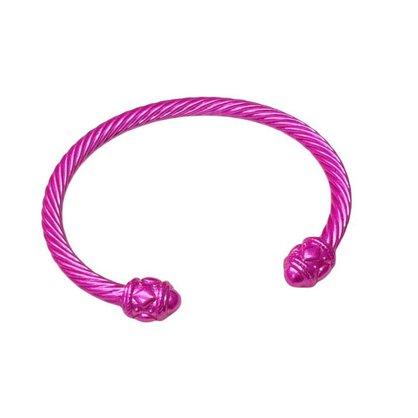Fuchsia Rope Bracelet O8