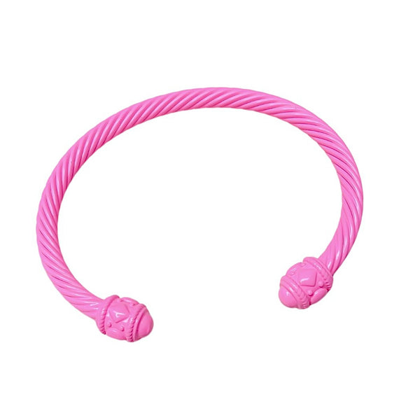 Neon Pink Rope Bracelet O8