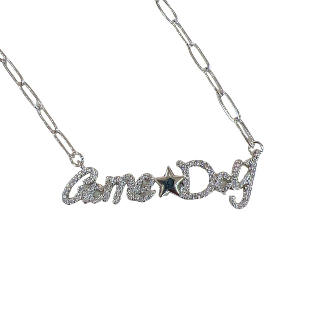 Game Day Silver Necklace Treasure Jewels, Inc.
