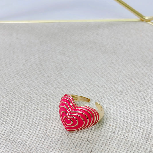 Hot Pink Echo Heart