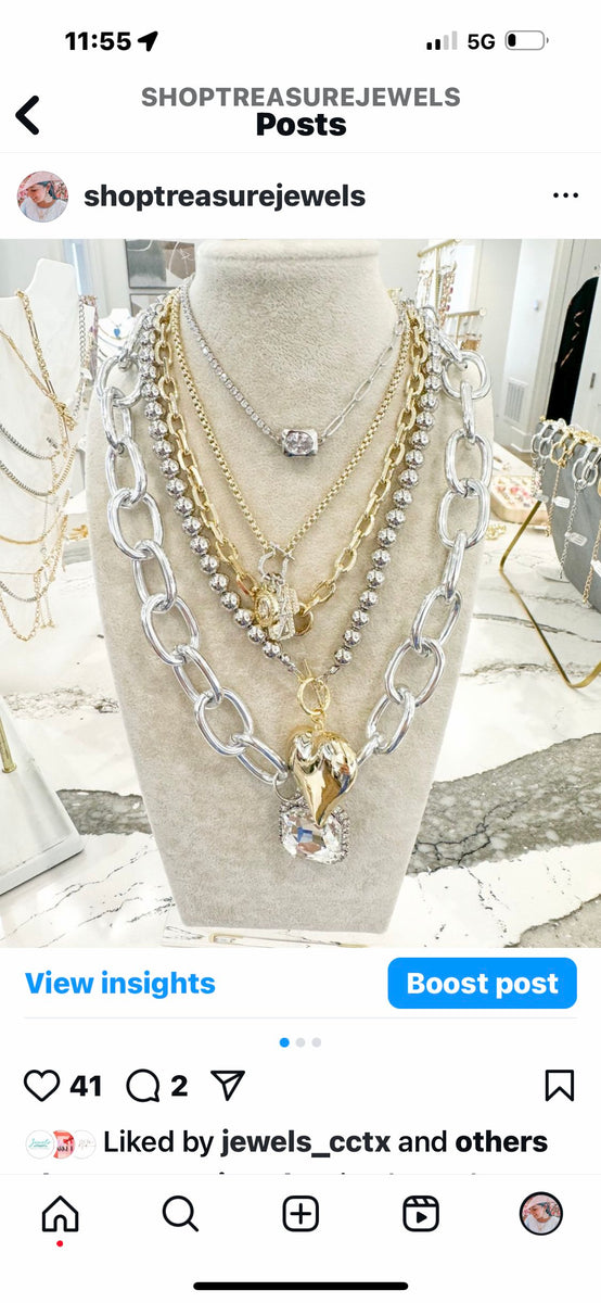 SILVER NECKLACES Treasure Jewels, Inc.