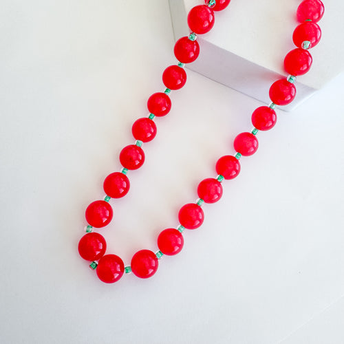 Love Big sandía Necklace