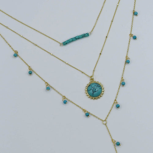 Turquoise Harmony Layered Necklace