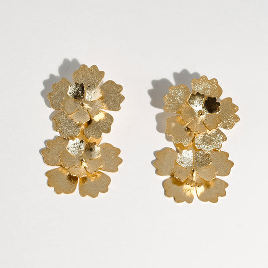 Double Flower Earrings