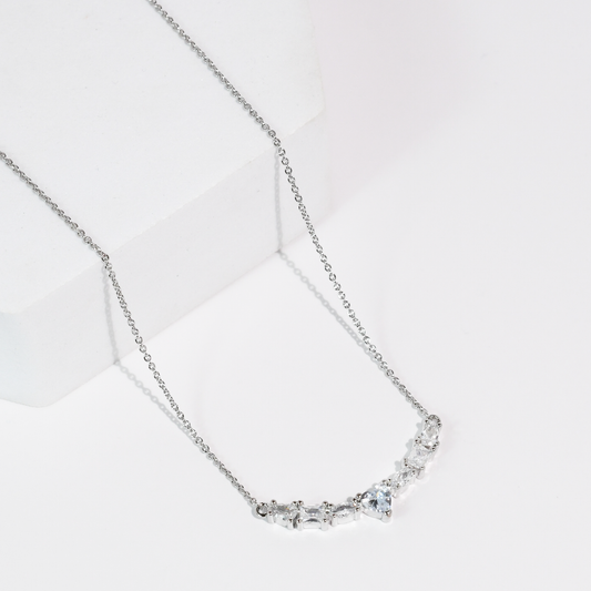 Be Mine Silver Necklace