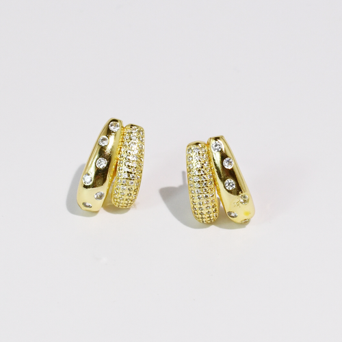Twinkle Touch Earrings Gold