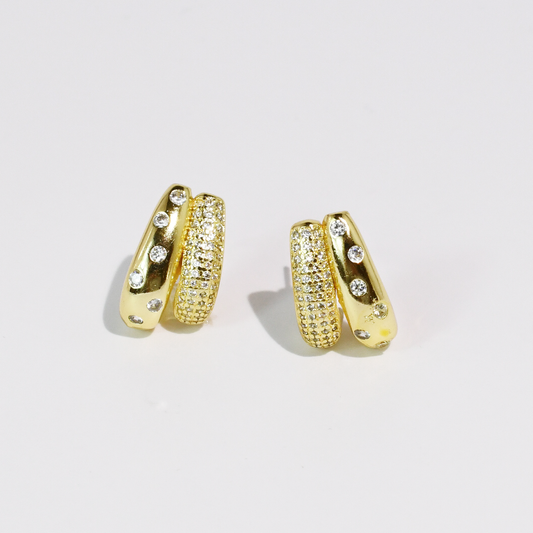 Twinkle Touch Earrings Gold