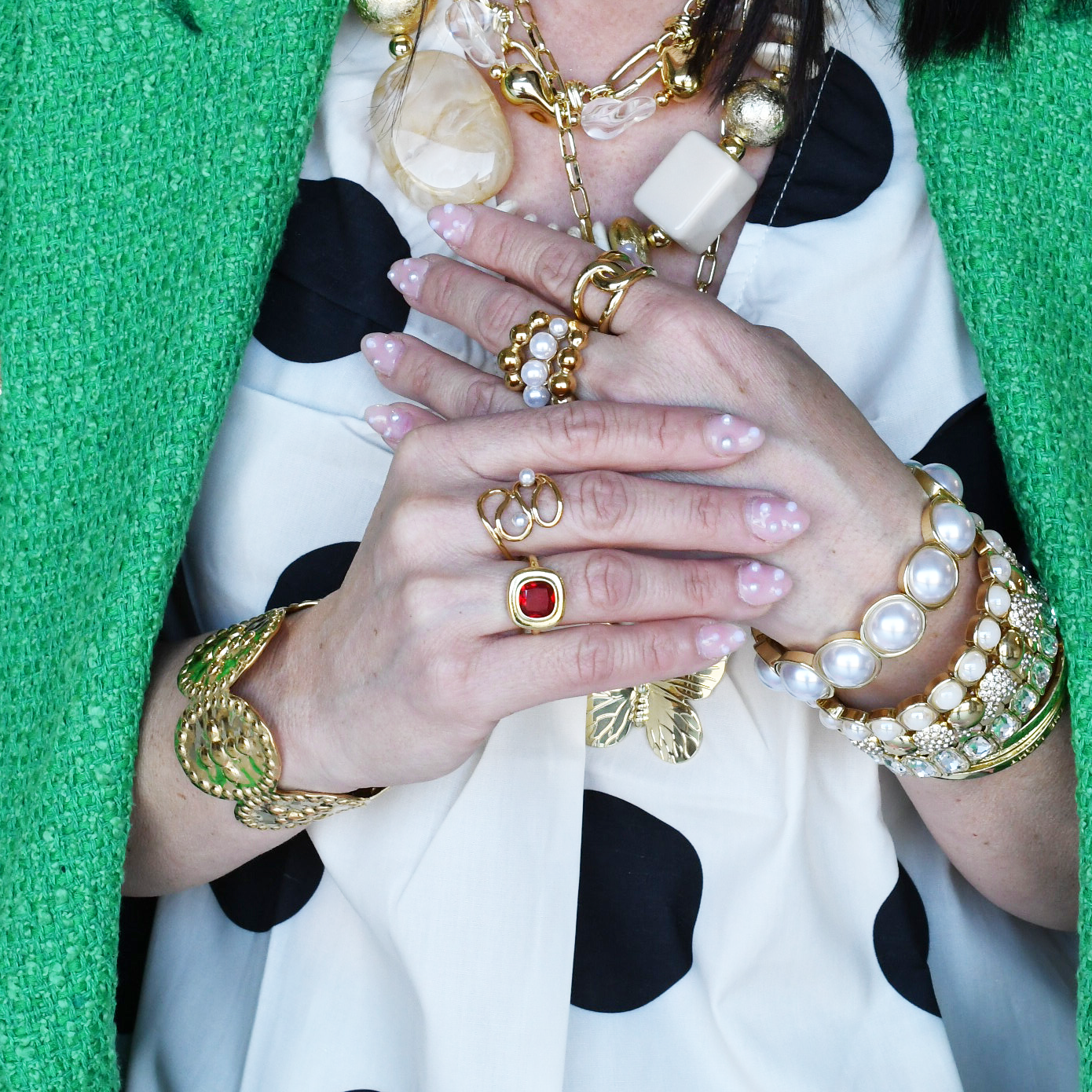 Garden Ring Hot Pink