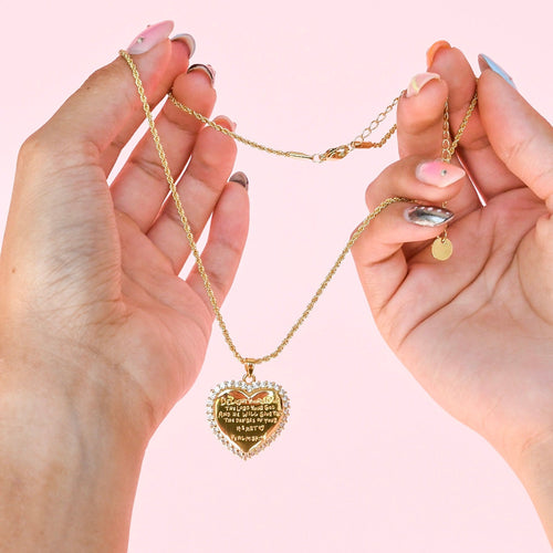 Delight Yourself In The Lord Gold Necklace