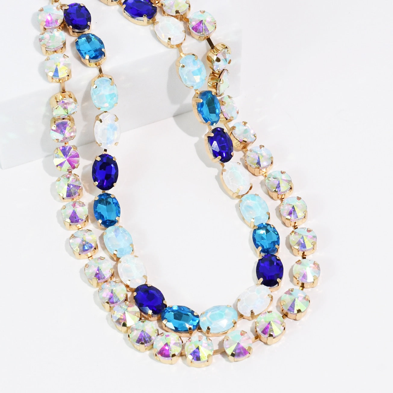 Gemma Blue Layered Necklace