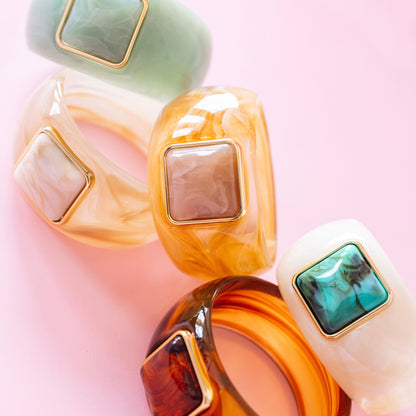 Lucky Girl Mint Bangle