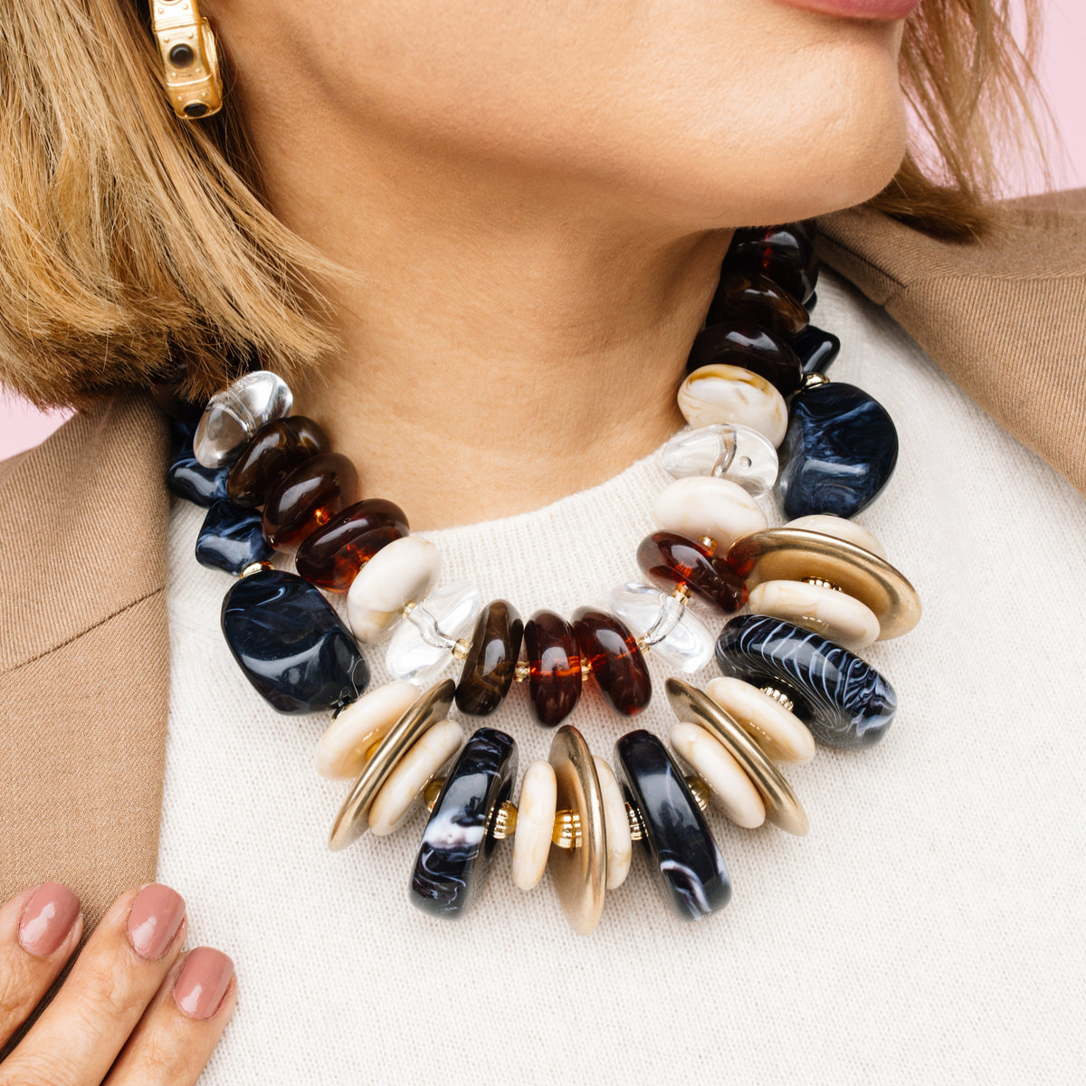 Monaco Marble Necklace