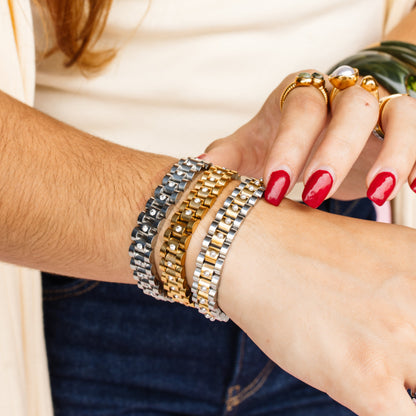 Luxe Everyday Bracelet Silver Waterproof