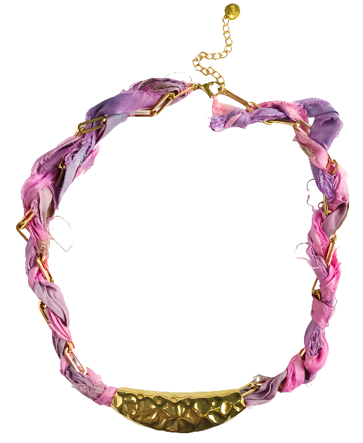 Lavender Blush Scarlet Twist Collar