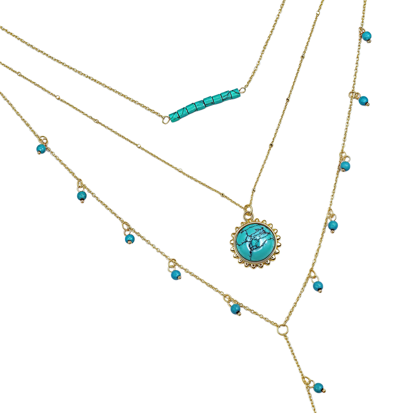 Turquoise Harmony Layered Necklace