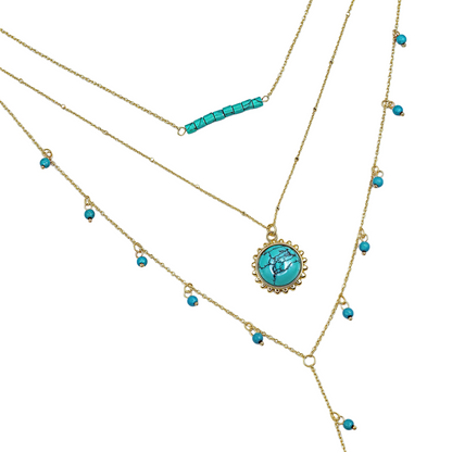 Turquoise Harmony Layered Necklace