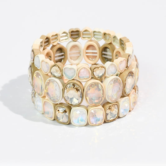 Nude Hearts Stack Set