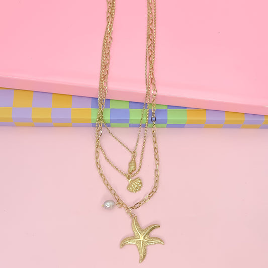 Sandy Shore Layers Necklace