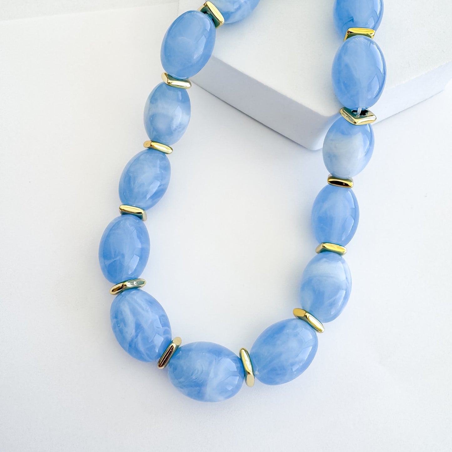 Jelly pop Blue necklace