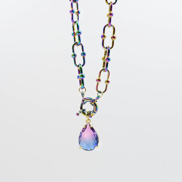 Dazzling Gem Stone Necklace M13