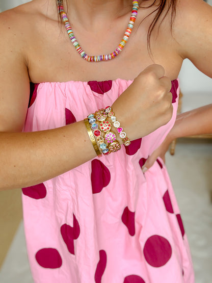 Smiley Sparkle Bracelet Set
