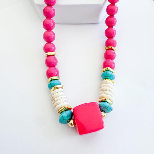 Trinket Pink necklace