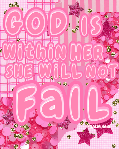 Psalm 46:5 Gold Necklace