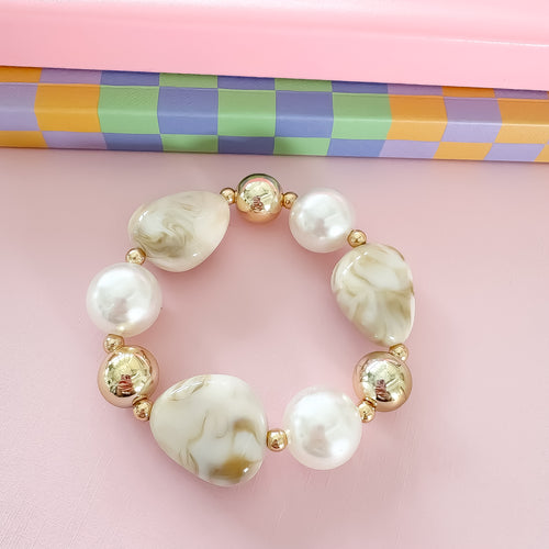 It's a Neutral Beaded Bracelet