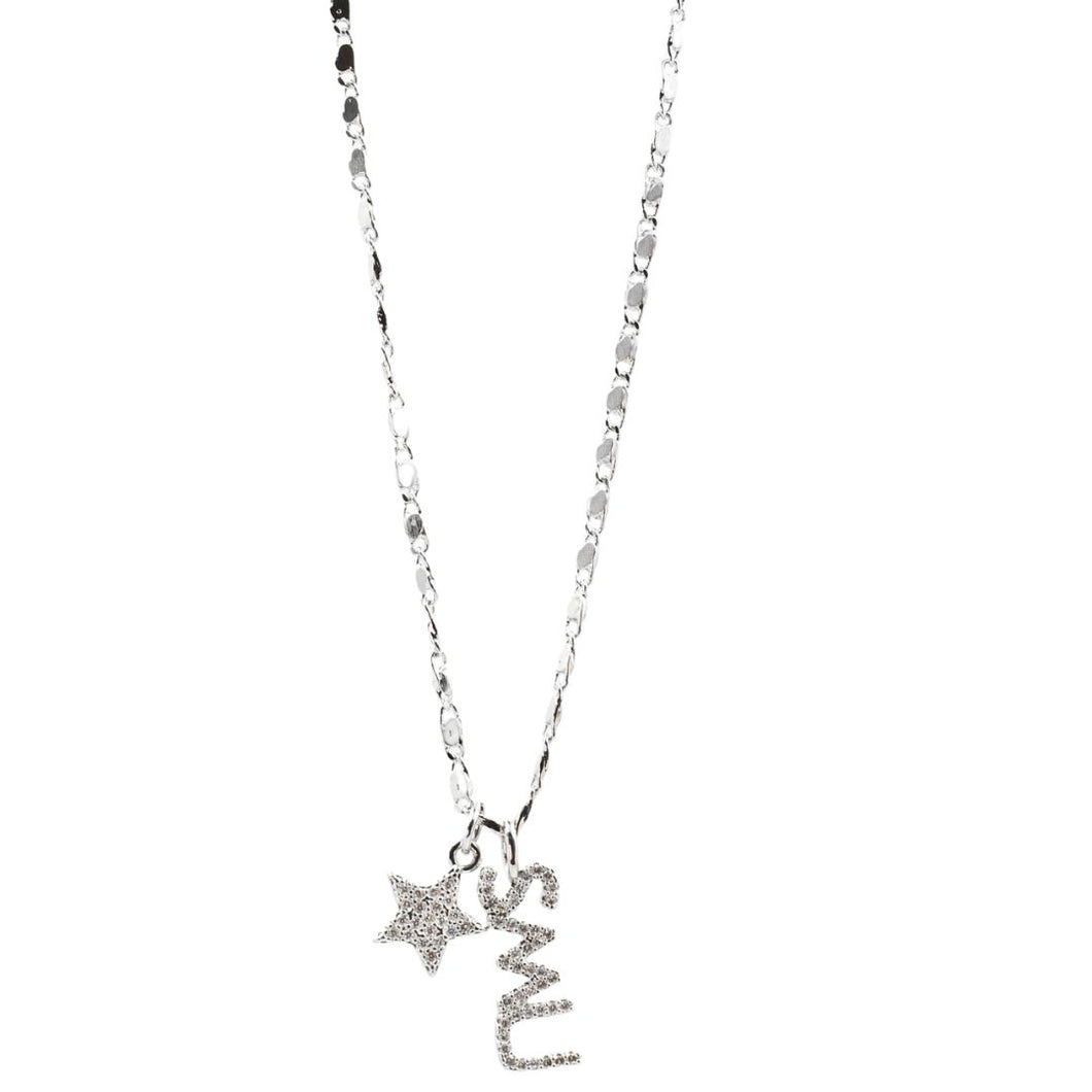 SMU Star Necklace Silver