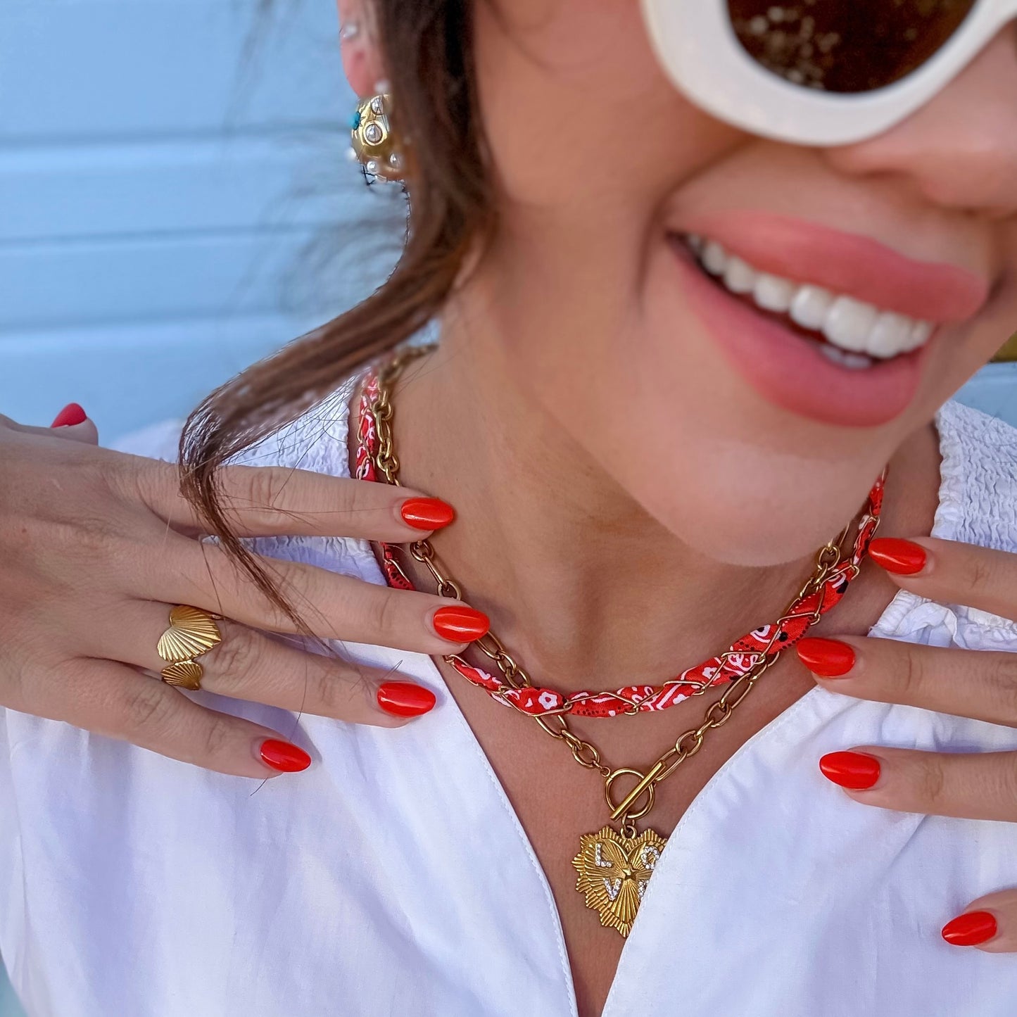 Bandana Twist Necklace