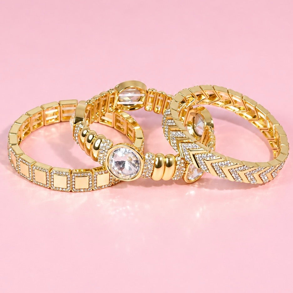 Crystal Luxe Power Stack Set